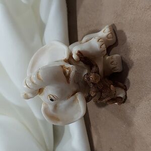 vintage 1995 Elephant Monkey Trinket Box by Surprise It’s A Box, S.I.A.B England